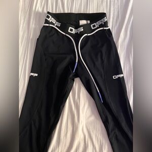 Off-White Black leggings size medium.